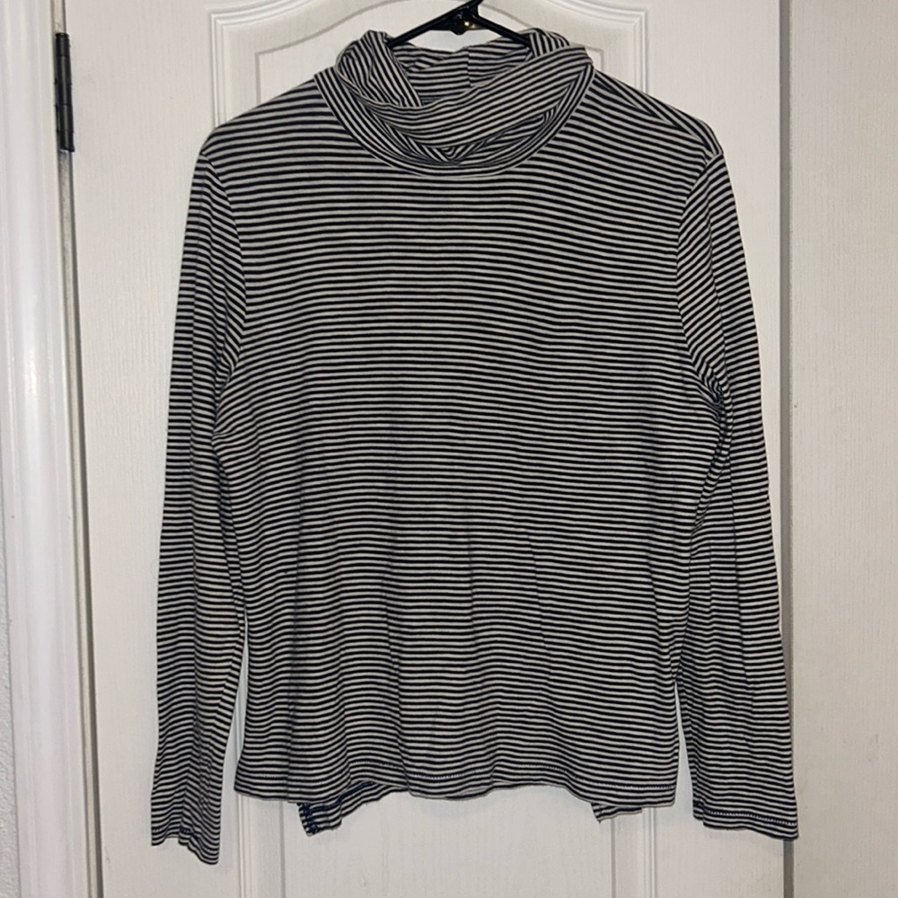 100% Cotton Striped Turtleneck - Madewell